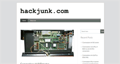 Desktop Screenshot of hackjunk.com